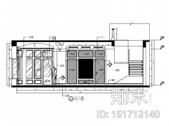 [广州]意大利式高贵典雅别墅室内设计CAD施工图cad施工图下载【ID:161712140】