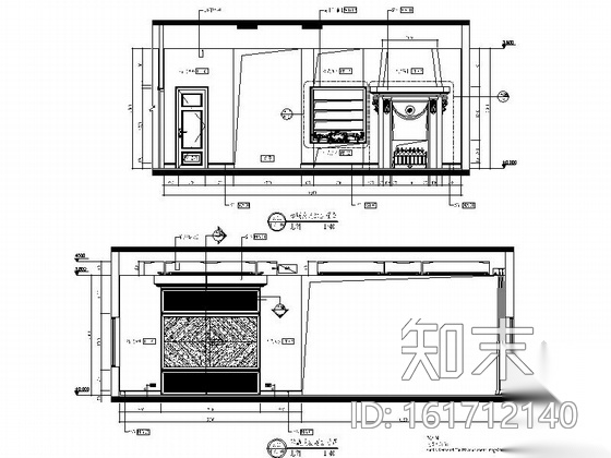 [广州]意大利式高贵典雅别墅室内设计CAD施工图cad施工图下载【ID:161712140】