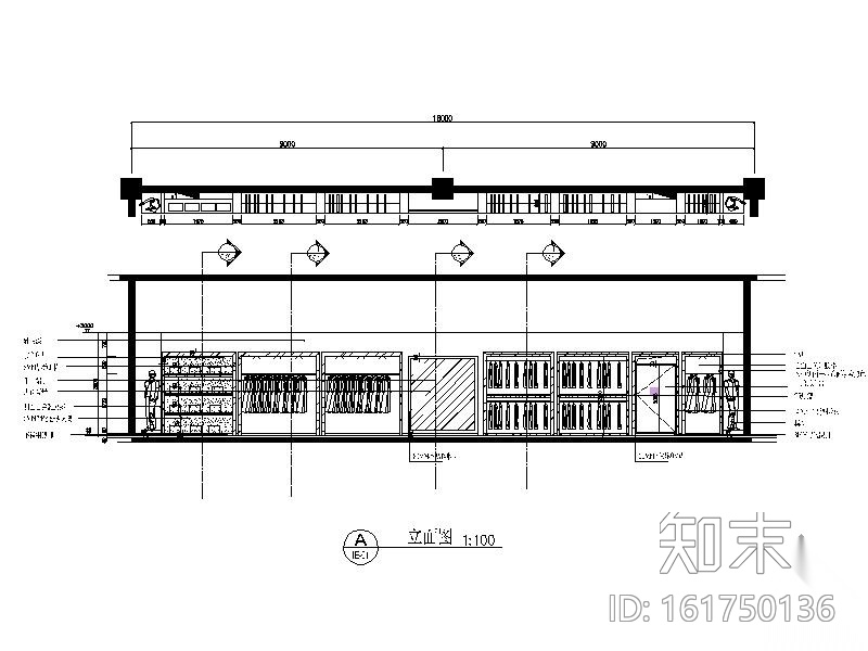 [江苏]某服饰专卖店室内装修图（含效果）cad施工图下载【ID:161750136】