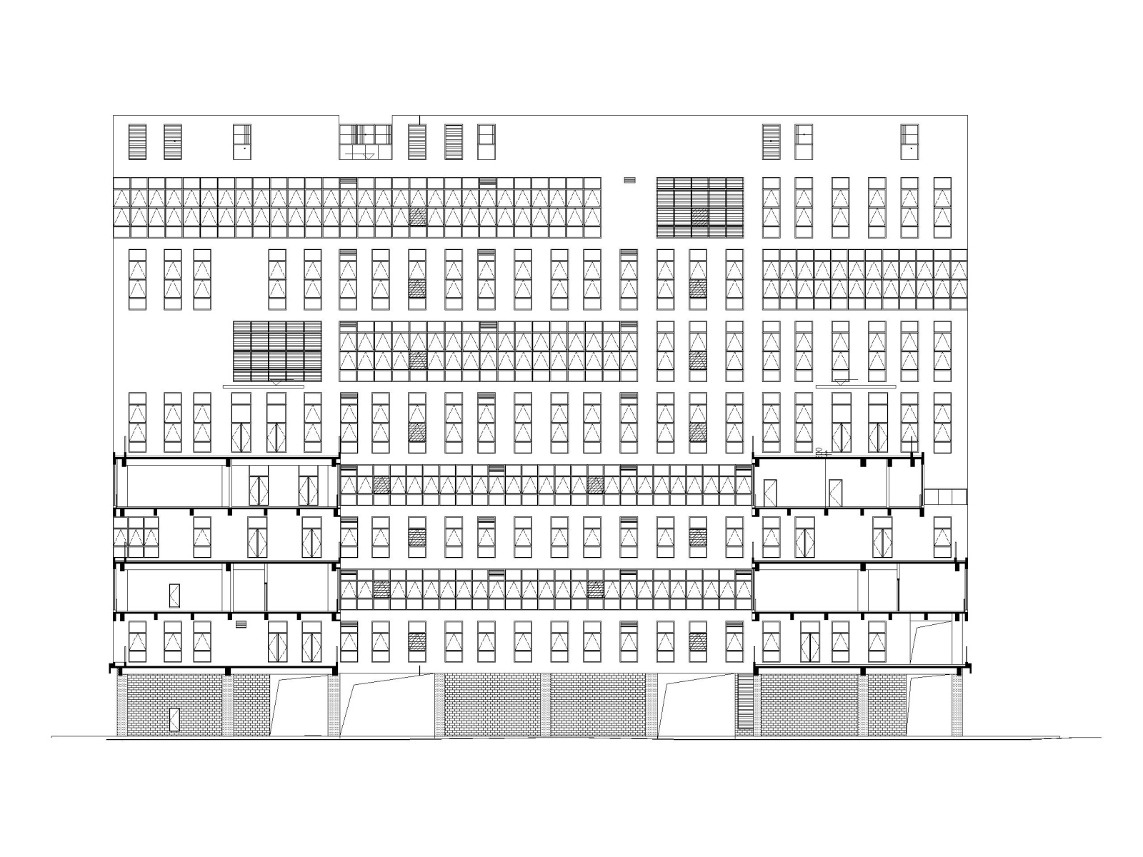 [广东]研究院办公楼建筑施工图cad施工图下载【ID:160730189】