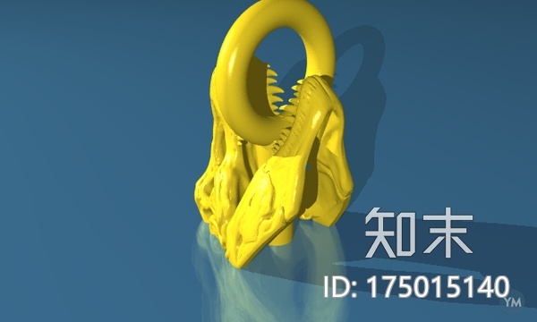 霸王龙吊坠3d打印模型下载【ID:175015140】