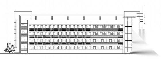 奉贤中学教工宿舍建筑扩初图cad施工图下载【ID:168484116】