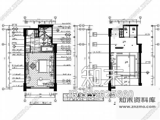 施工图国际酒店豪华单间客房装修图施工图下载【ID:532025660】