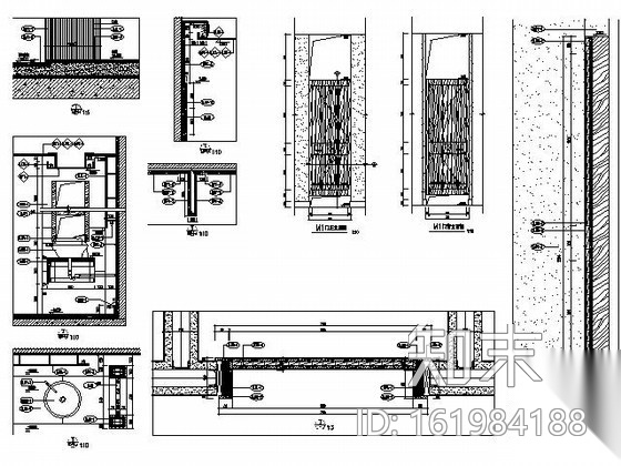 酒店地下夹层男女卫生间施工图cad施工图下载【ID:161984188】
