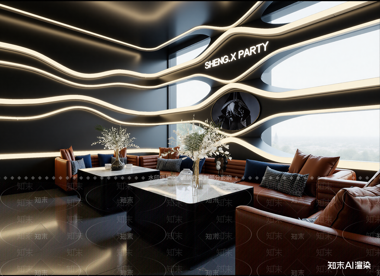 现代酒吧3D模型下载【ID:1214936236】