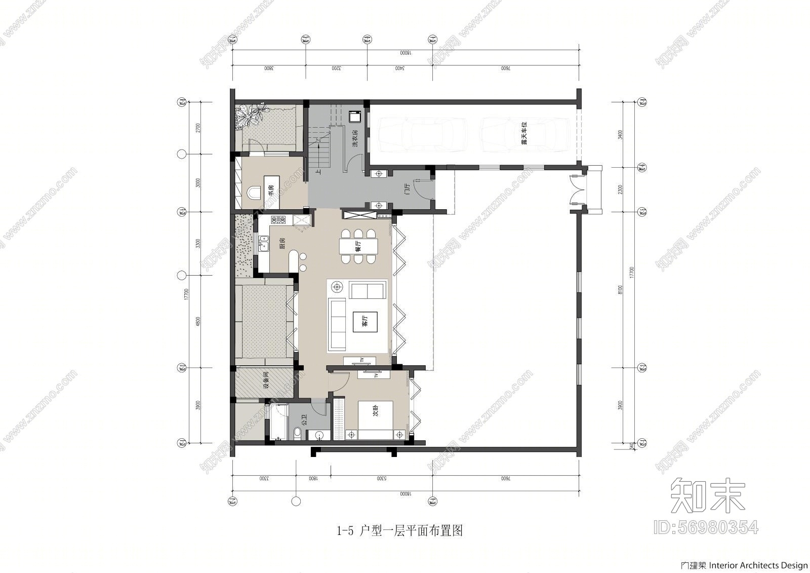 内建筑安吉绿城桃花源别墅区项目1-5户型效果图+施工图考察实景施工图下载【ID:56980354】