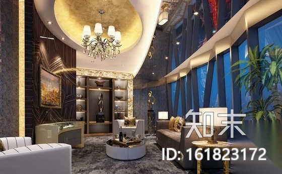 [上海]原创标志性城市滨水区高档休闲会所CAD装修施工...cad施工图下载【ID:161823172】
