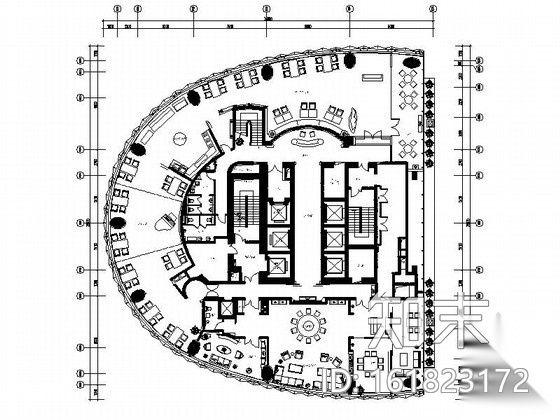 [上海]原创标志性城市滨水区高档休闲会所CAD装修施工...施工图下载【ID:161823172】
