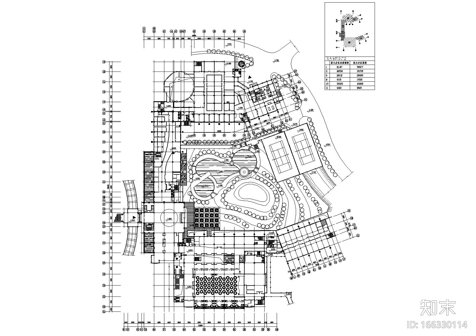 东莞六层现代花园酒店建筑工程项目施工图cad施工图下载【ID:166330114】