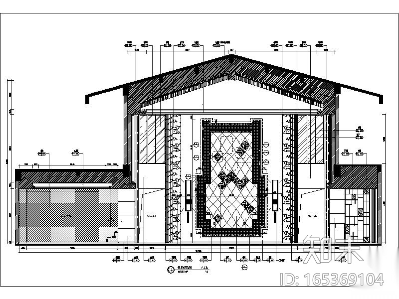 [西安]会所设计施工图cad施工图下载【ID:165369104】