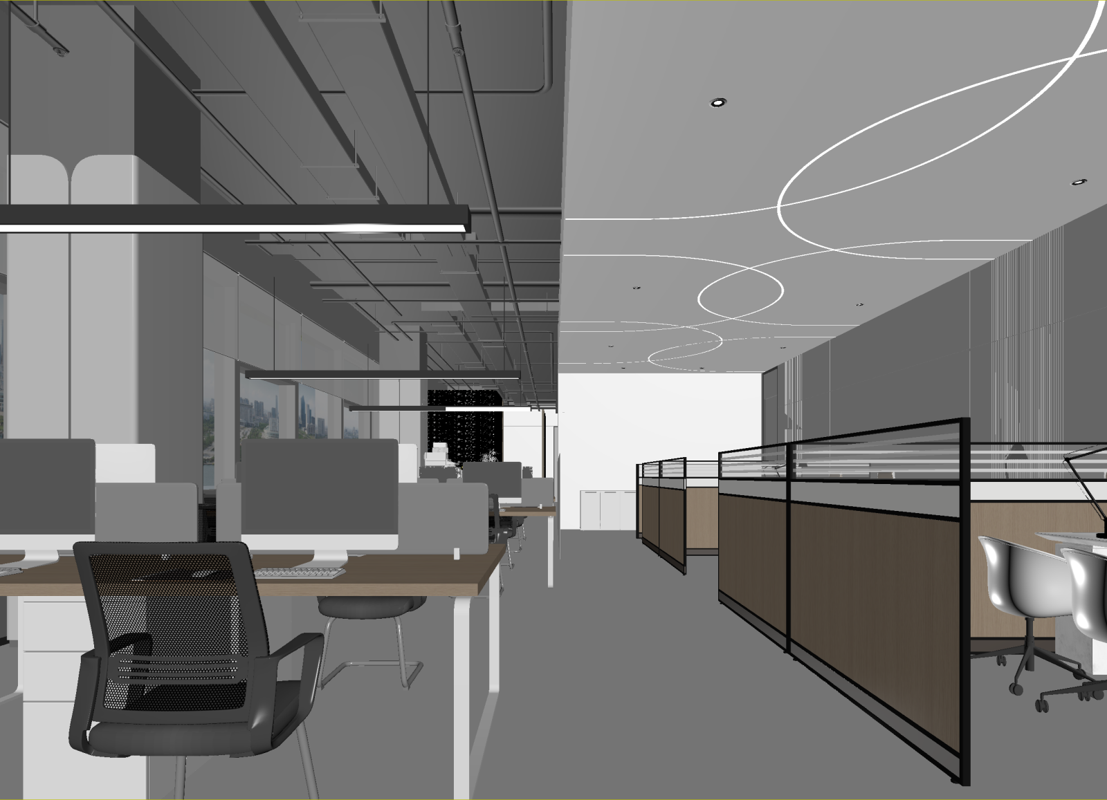 办公区3D模型下载【ID:1214586823】