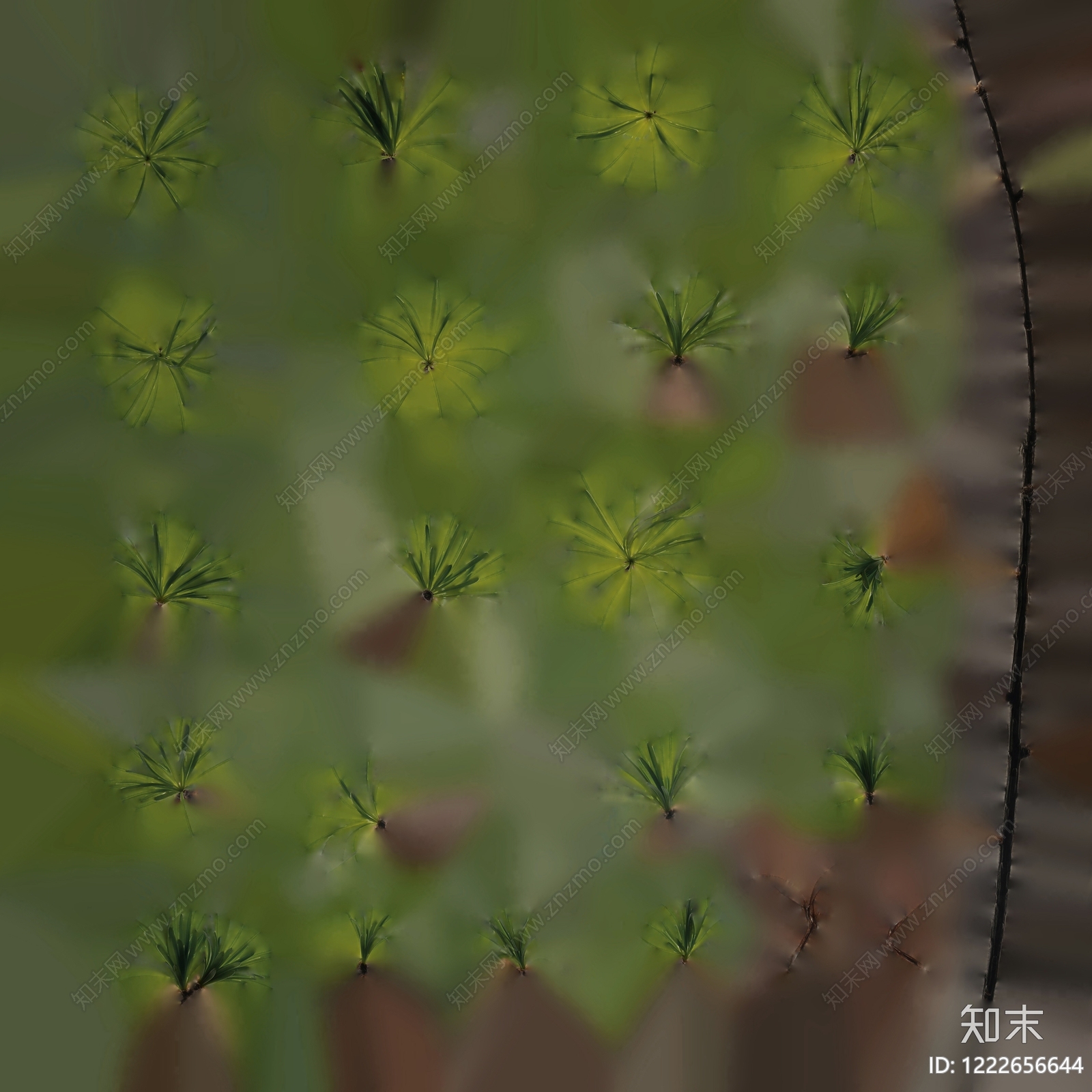 绿植墙高清贴图材质