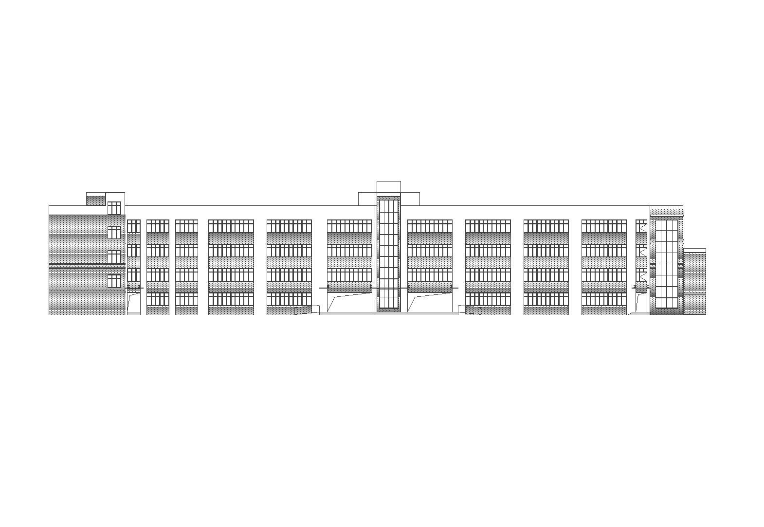 [贵州]36班现代风格高级中学建筑设计施工图（CAD）cad施工图下载【ID:165931114】