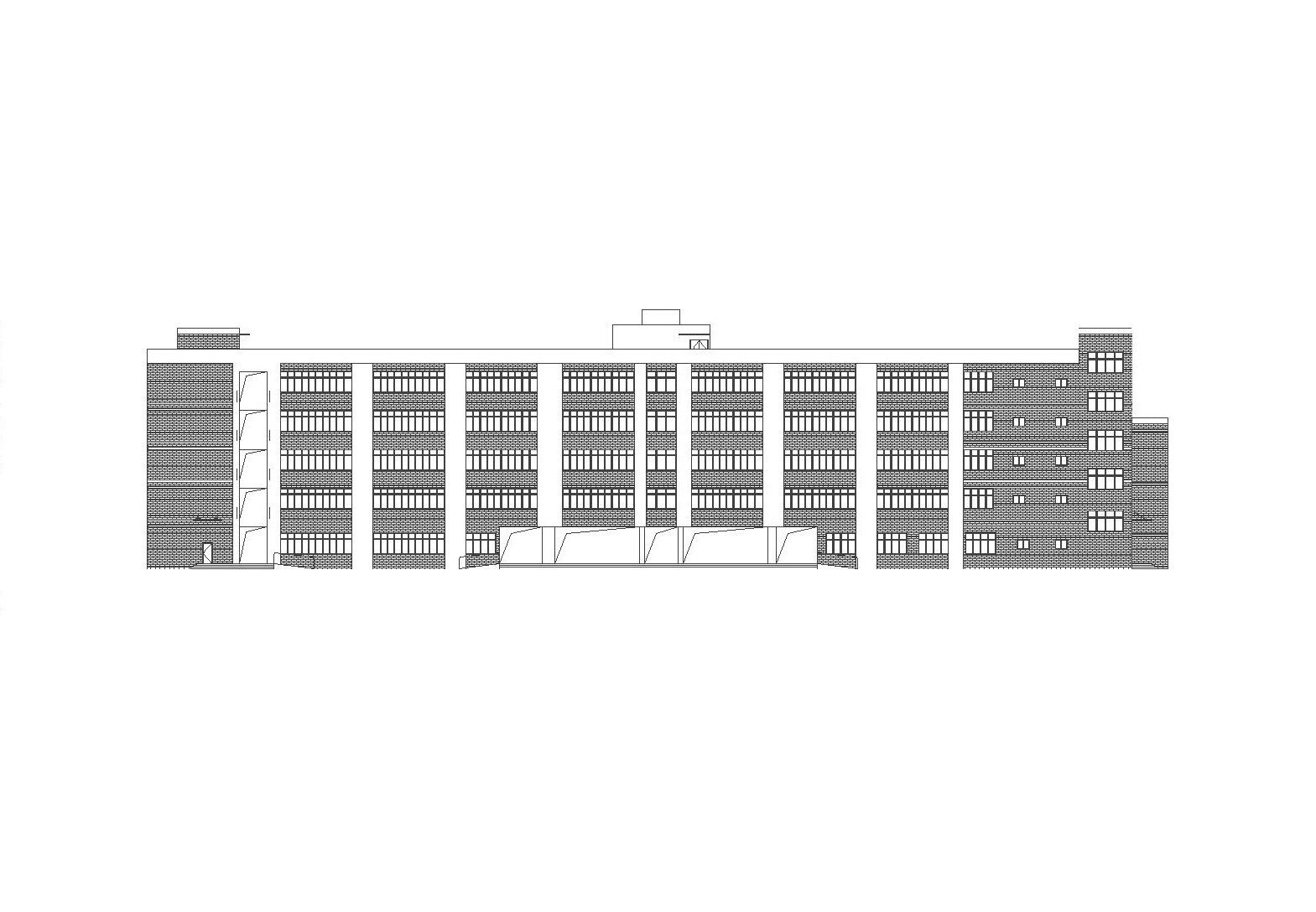 [贵州]36班现代风格高级中学建筑设计施工图（CAD）cad施工图下载【ID:165931114】