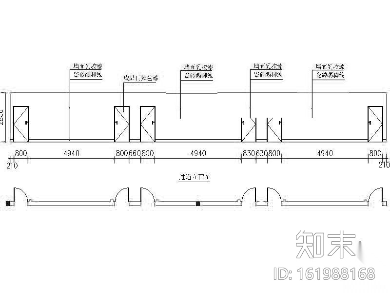 某知名酒店客房装修图cad施工图下载【ID:161988168】