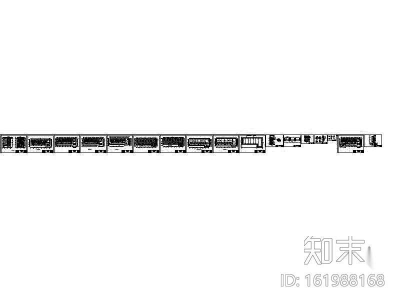 某知名酒店客房装修图cad施工图下载【ID:161988168】