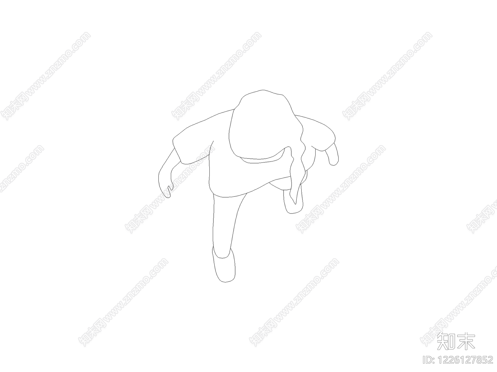 人物cad施工图下载【ID:1226127852】