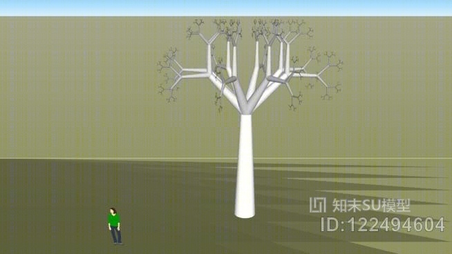 分形树SU模型下载【ID:122494604】