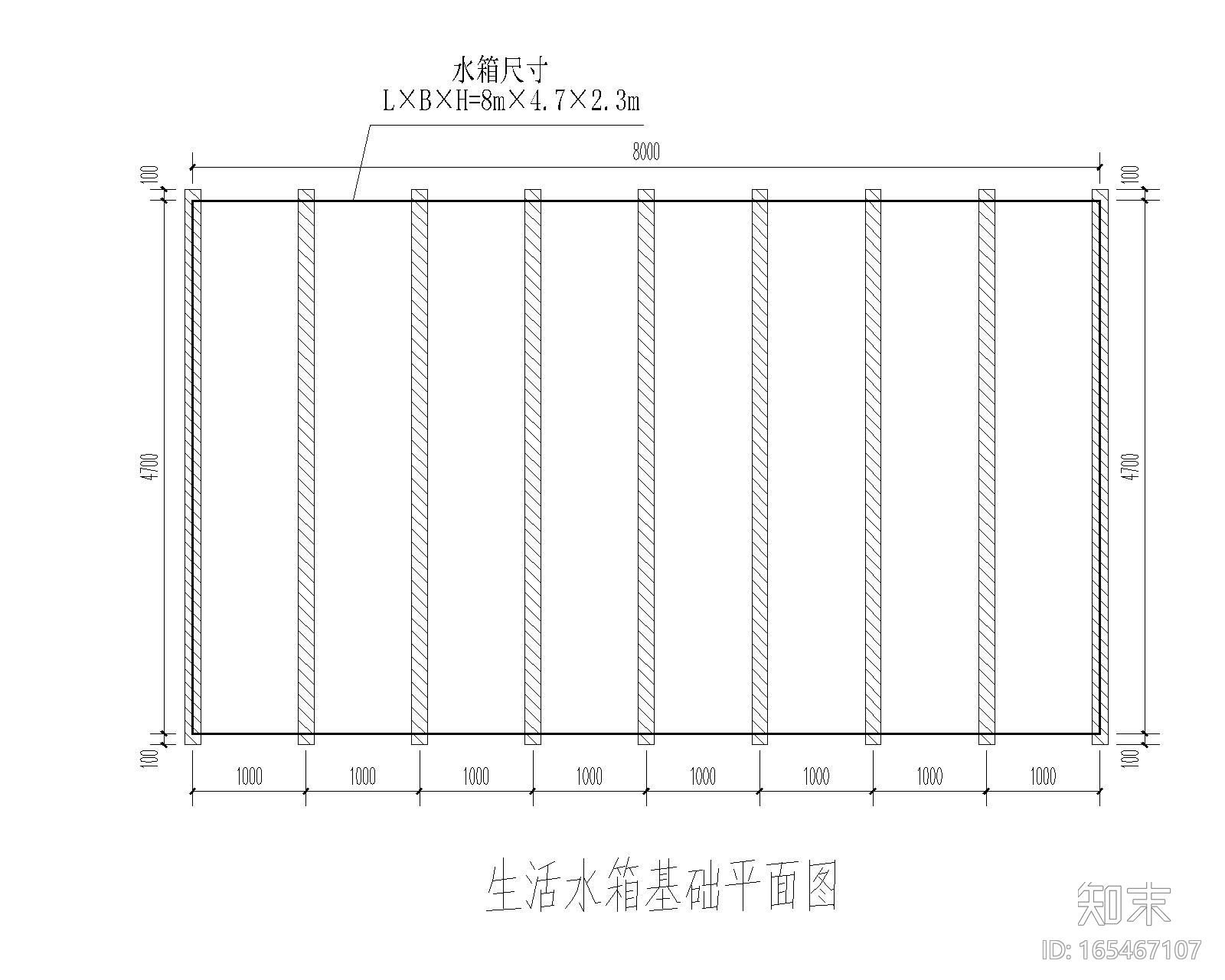 给排水大样图CADcad施工图下载【ID:165467107】