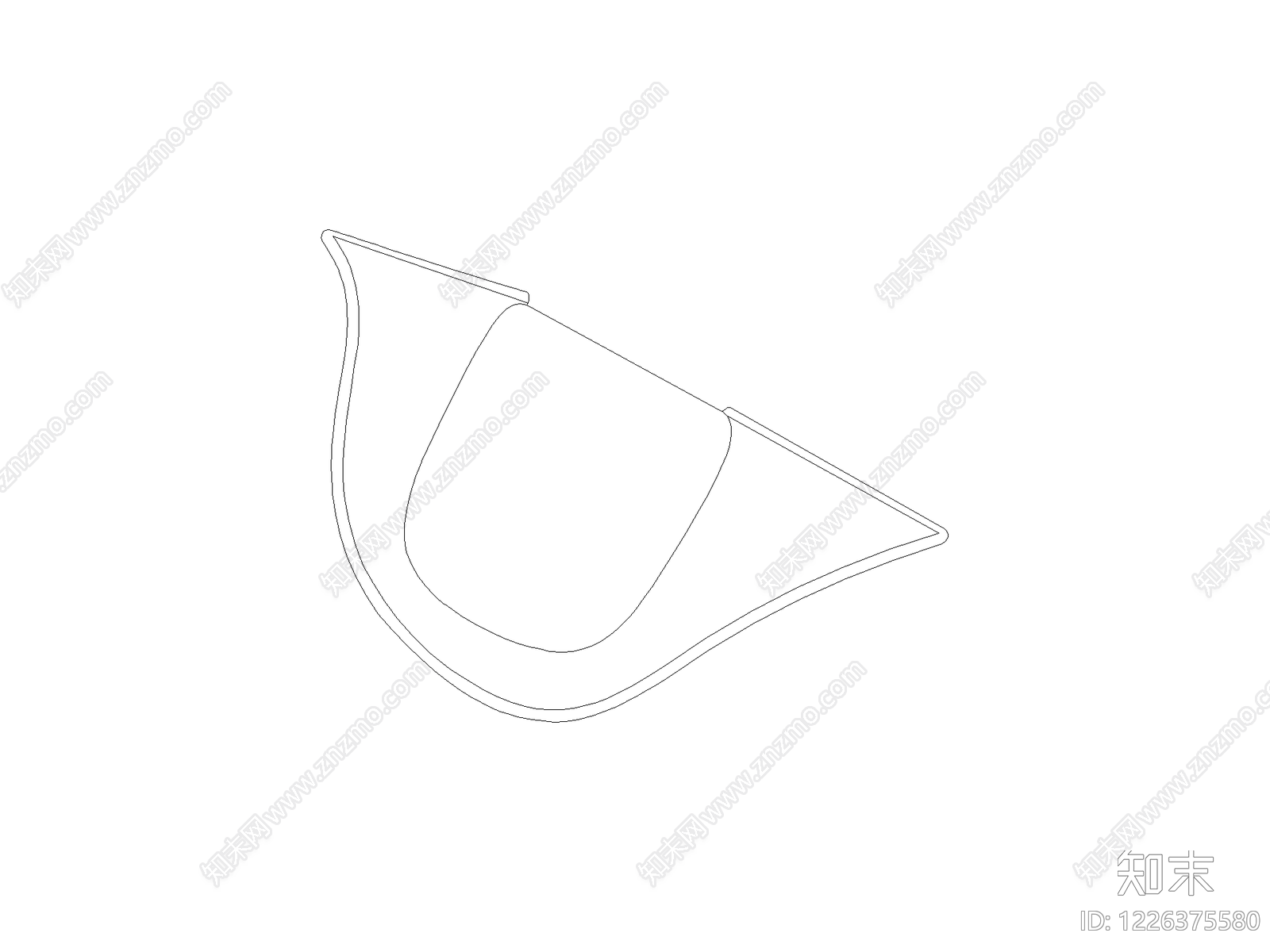 现代装饰线条CAD图纸