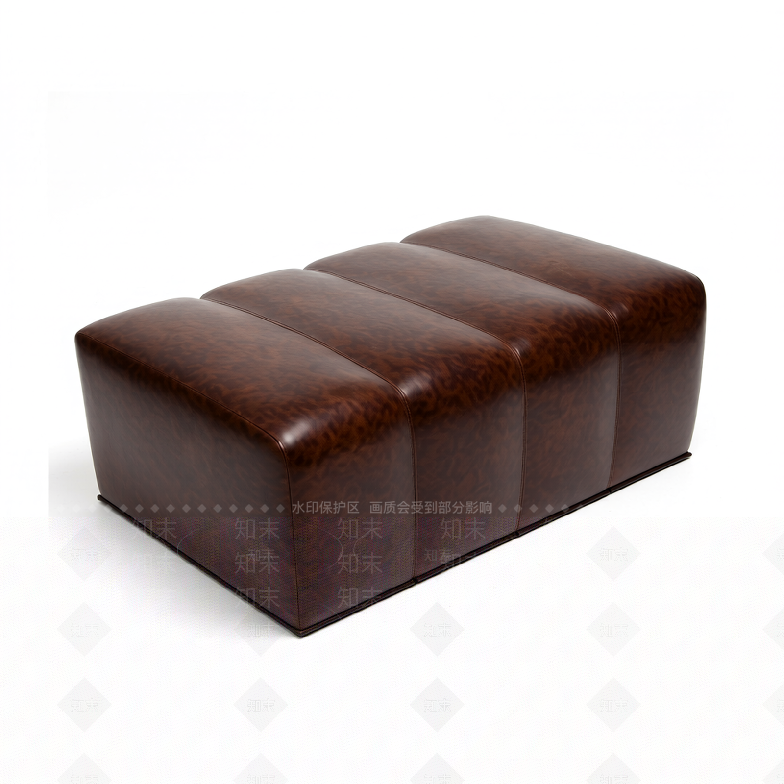 深色皮革沙发3D模型下载【ID:1206194369】