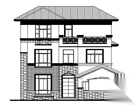 广东东莞三层别墅建筑结构施工图施工图下载【ID:149923151】