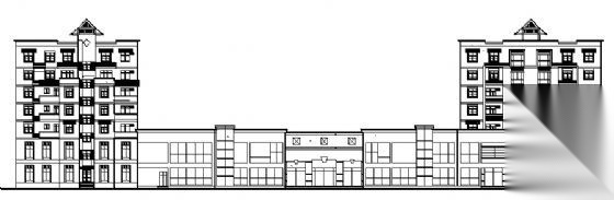 天奇花园小区配套商店建筑施工图施工图下载【ID:151482140】