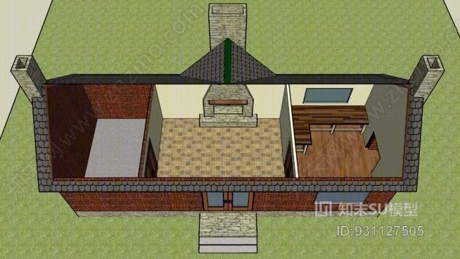 雕塑工作室1SU模型下载【ID:931127505】