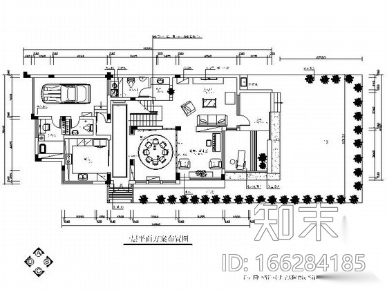 温馨双层洋房住宅装修施工图cad施工图下载【ID:166284185】