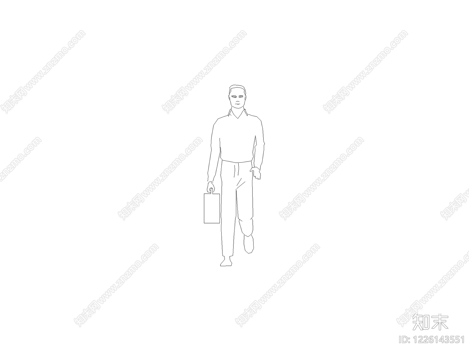 人物cad施工图下载【ID:1226143551】