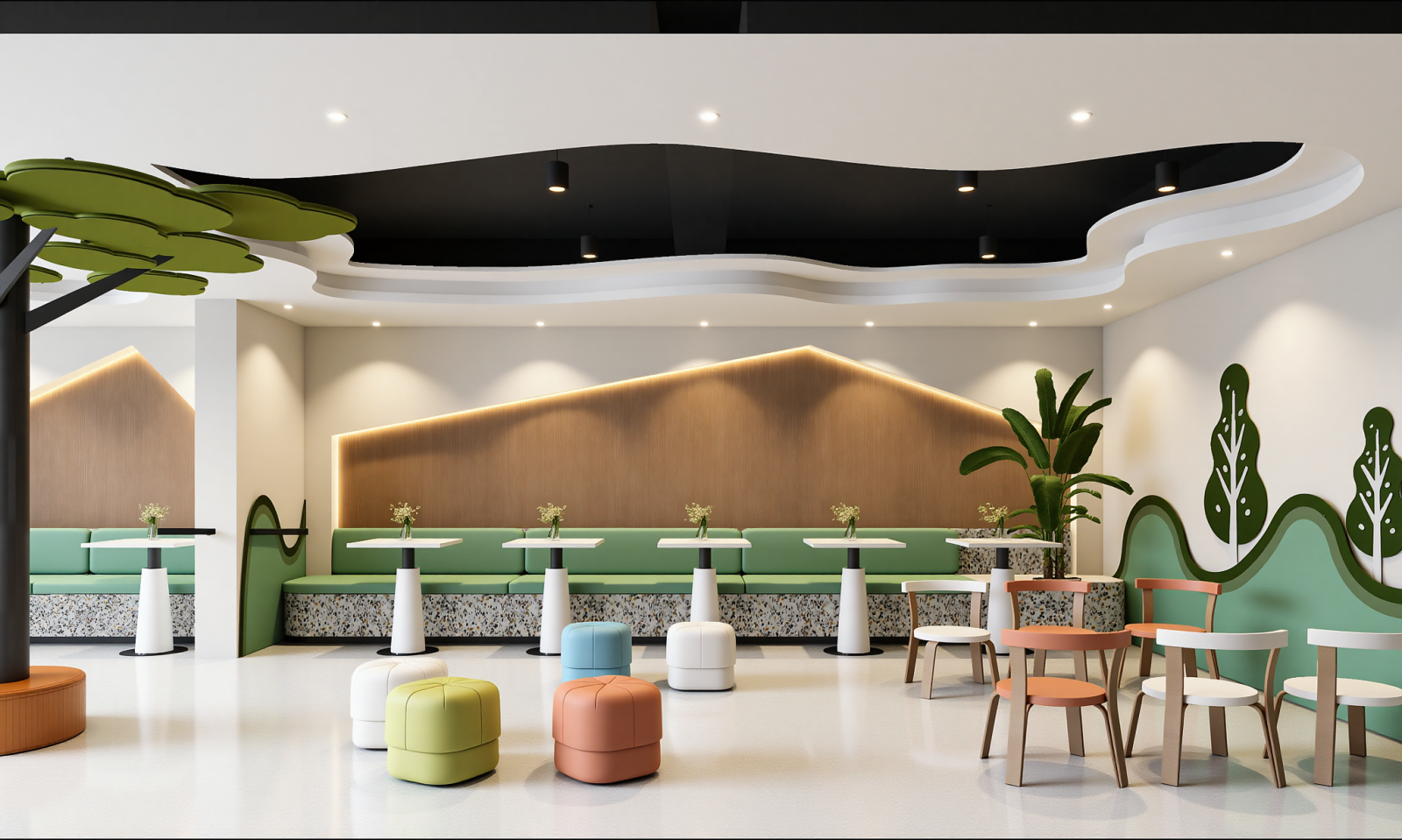 北欧咖啡厅3D模型下载【ID:1214554213】