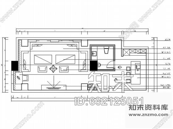 施工图北京时尚奢华欧式会所KTV包间装修图cad施工图下载【ID:632125051】