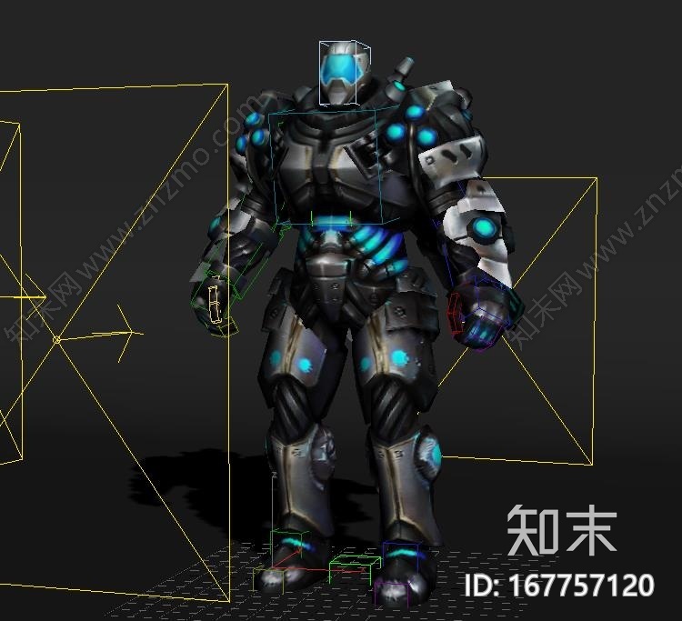 3dmax次世代未来科幻机器人八十八带600帧动画CG模型下载【ID:167757120】