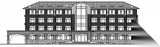某四层办公楼建筑施工图cad施工图下载【ID:151402121】