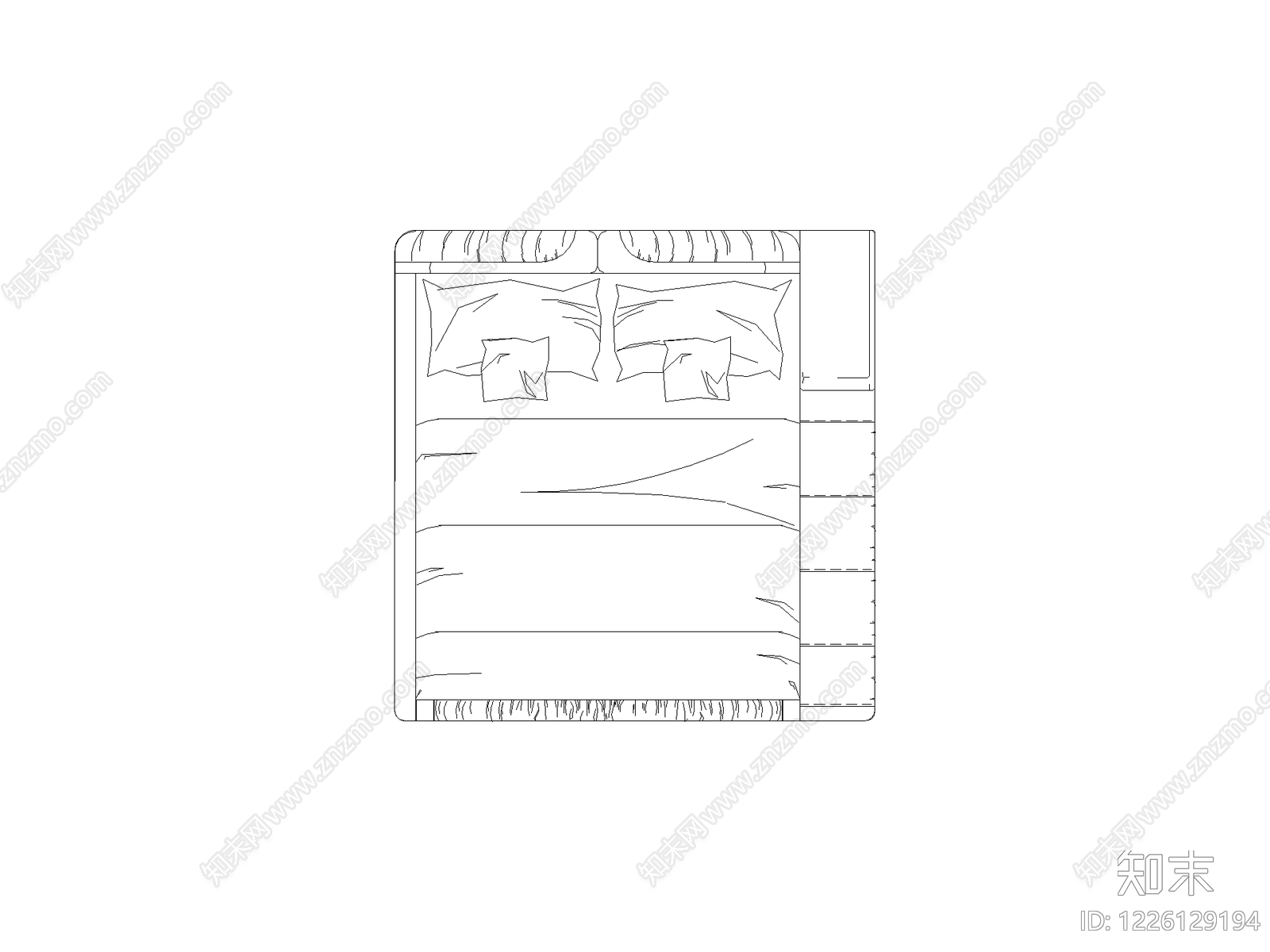 现代风格家装动态图块平立面带遮罩cad施工图下载【ID:1226129194】