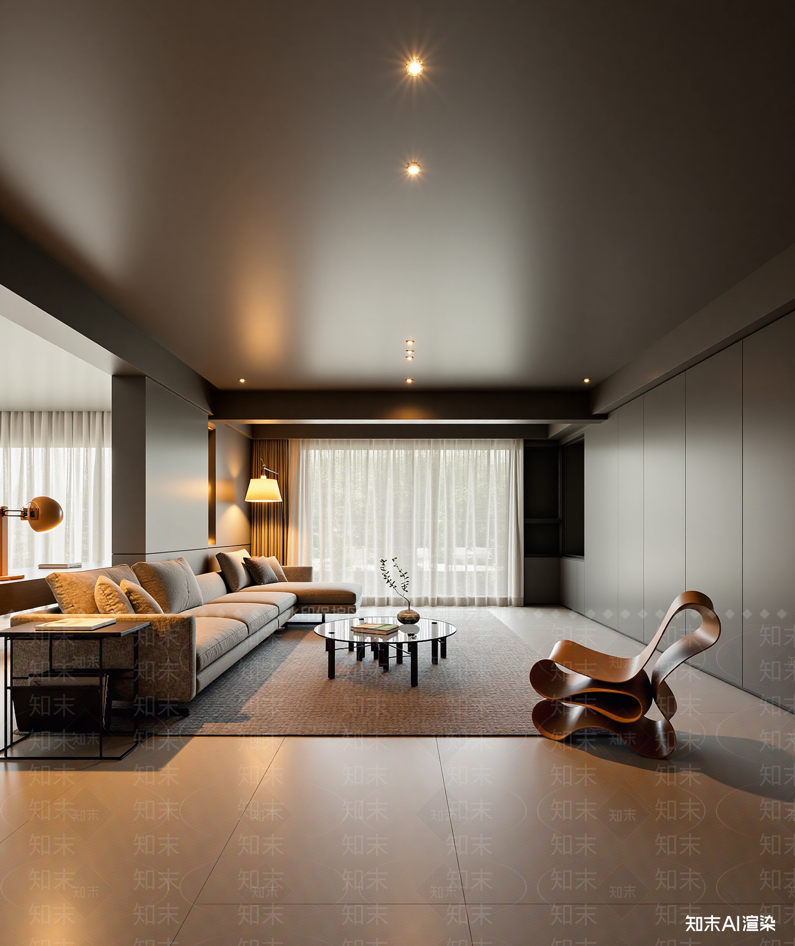 现代家居客厅3D模型下载【ID:1221513419】