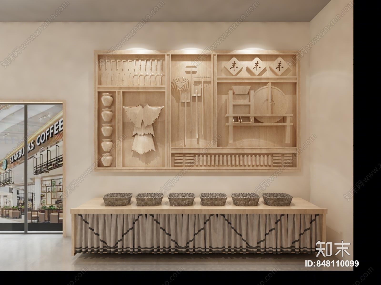 中式超市粮食3D模型下载【ID:848110099】