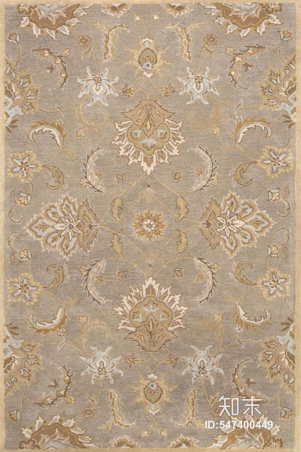 地毯常用棕色花纹贴图下载【ID:547400449】