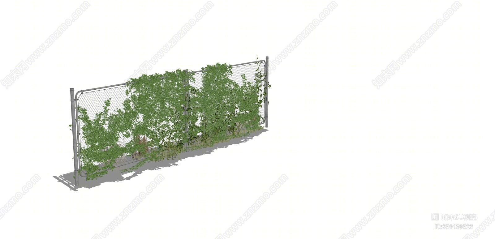 工业风铁丝网SU模型下载【ID:350139523】