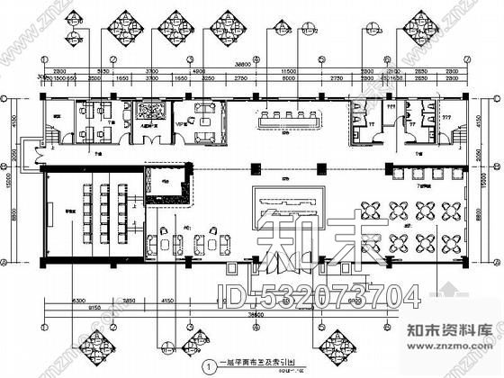 施工图福建某时尚小区售楼处室内装修施工图含效果cad施工图下载【ID:532073704】