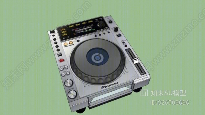 先锋CDJ-850白色DJSU模型下载【ID:926708686】