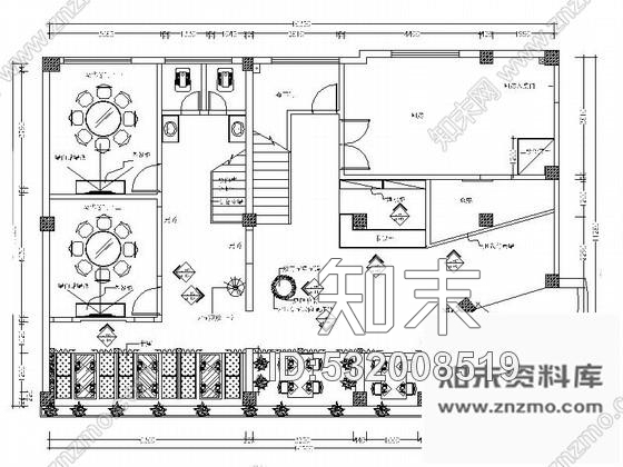 施工图雅致意境酒楼室内装修图含效果cad施工图下载【ID:532008519】