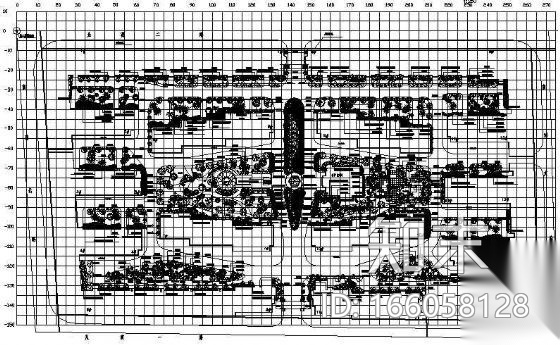 杭州小区景观规划部分施工图cad施工图下载【ID:166058128】