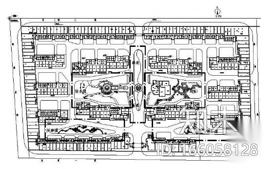 杭州小区景观规划部分施工图cad施工图下载【ID:166058128】