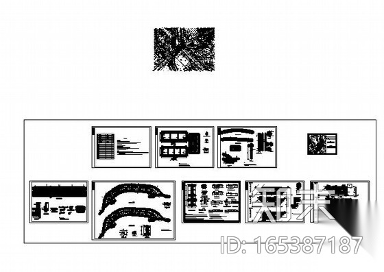 [东莞]某河道景观整治改造工程施工图cad施工图下载【ID:165387187】