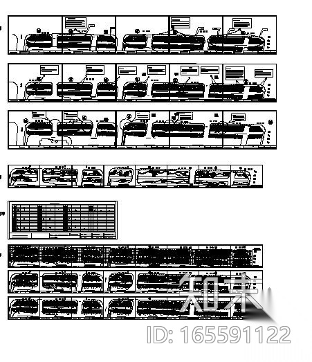 江苏城市道路沿河景观设计施工图cad施工图下载【ID:165591122】