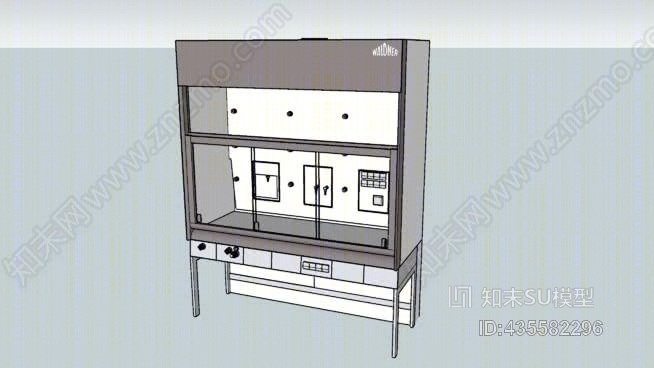 台式通风柜SU模型下载【ID:435582296】