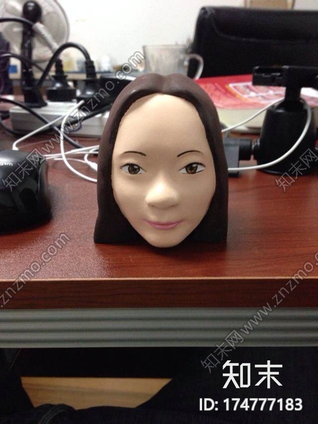 女孩头像3d打印模型下载【ID:174777183】