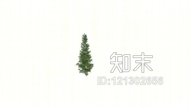 素食的松树SU模型下载【ID:121302656】