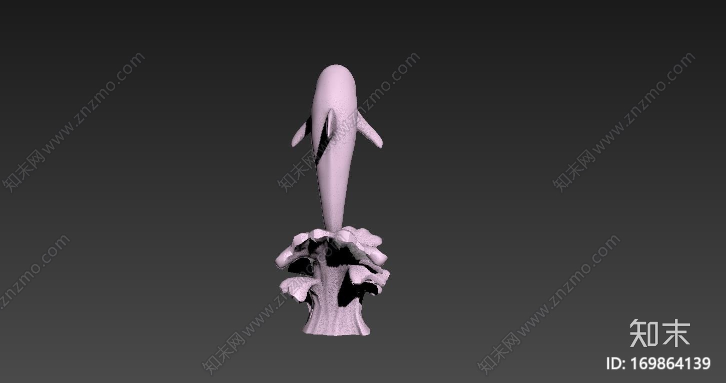 浪花海豚3d打印模型下载【ID:169864139】